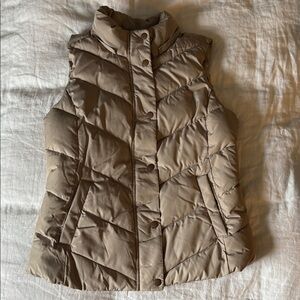 GAP Tan Puffer Vest